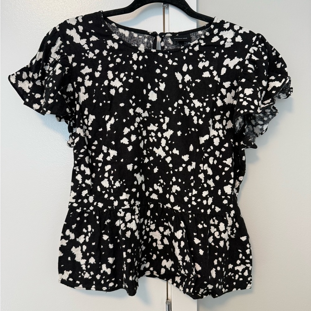 Black and White Women's Top